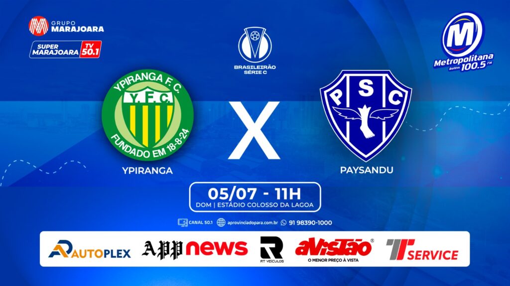 YPIRANGA X PAYSANDU  | ⚽ FUTEBOL É NO GRUPO MARAJOARA