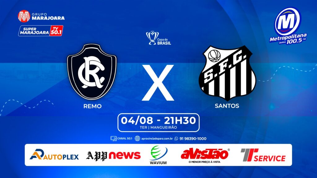 REMO X SANTOS  | ⚽ FUTEBOL É NO GRUPO MARAJOARA