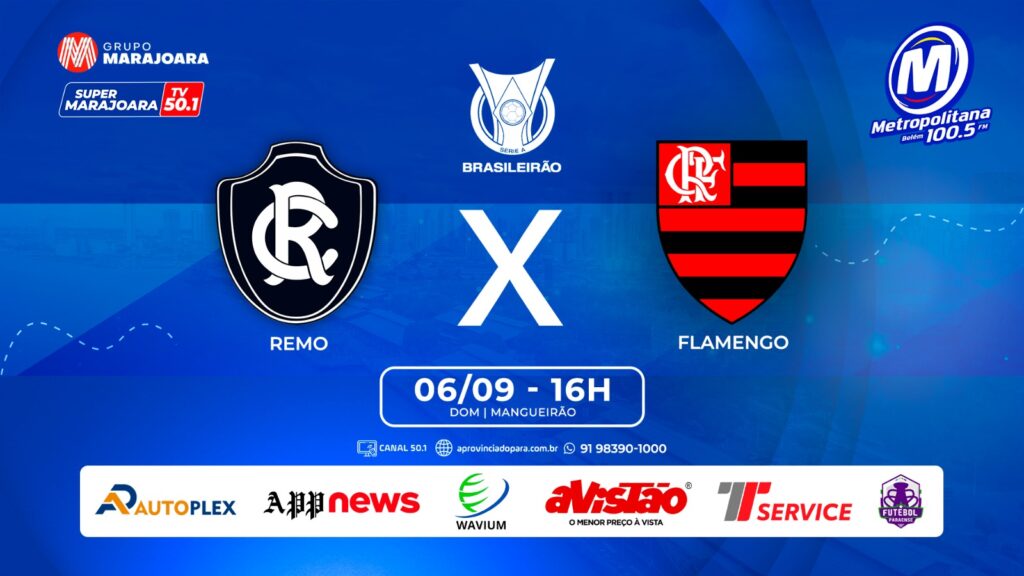 REMO X FLAMENGO | ⚽ FUTEBOL É NO GRUPO MARAJOARA