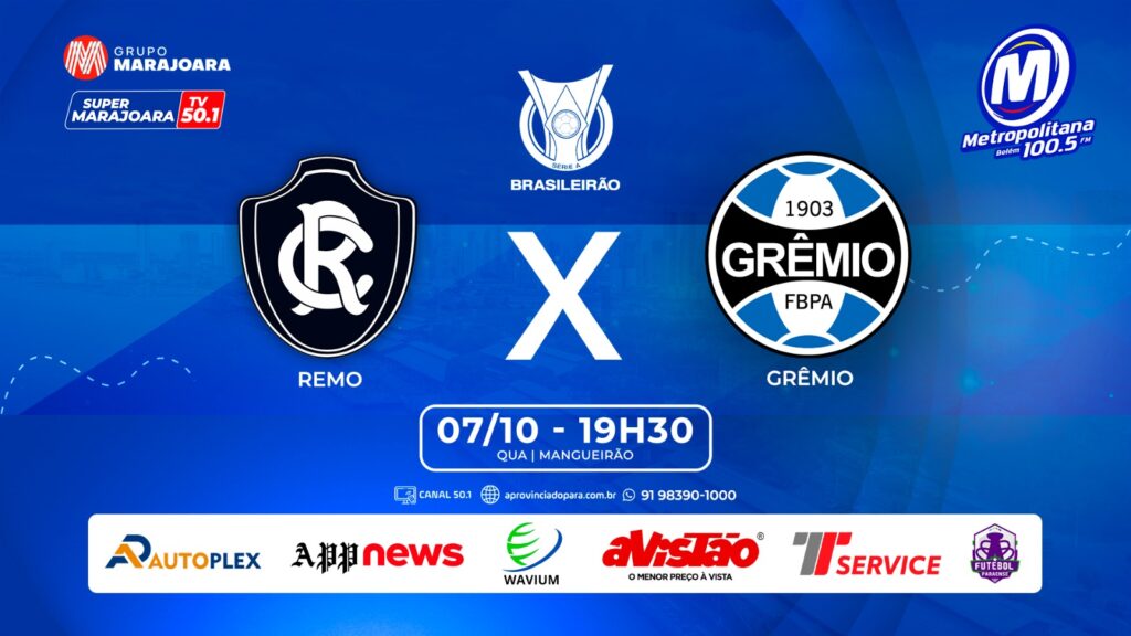 REMO X GRÊMIO | ⚽ FUTEBOL É NO GRUPO MARAJOARA